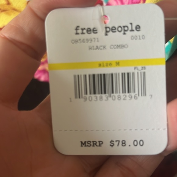 NWT Intimately by Free People casual mini floral dress size M - Picture 5 of 9